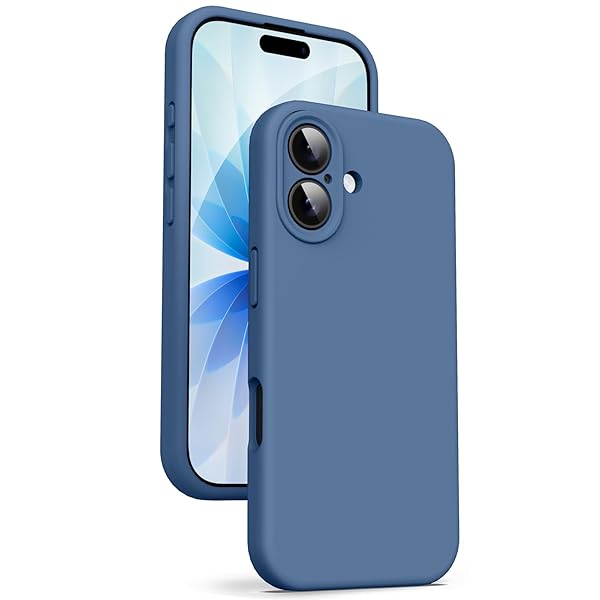 iPhone 17 ケース 対応液体シリコン [耐衝撃] [柔軟TPU液体シリコン] [ソフトタッチ] [レンズの全