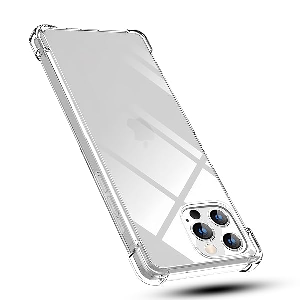 【全面保護 】iPhone16 Pro 耐衝撃 ケース 柔軟 TPU カバー 『四隅がエアクッション構造』 全透明