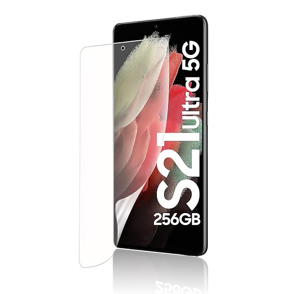 【アンチグレア】Galaxy S21 Ultra 5G フィルム 指紋認証のサポート ギャラクシーS21 Ultra 保護フィ