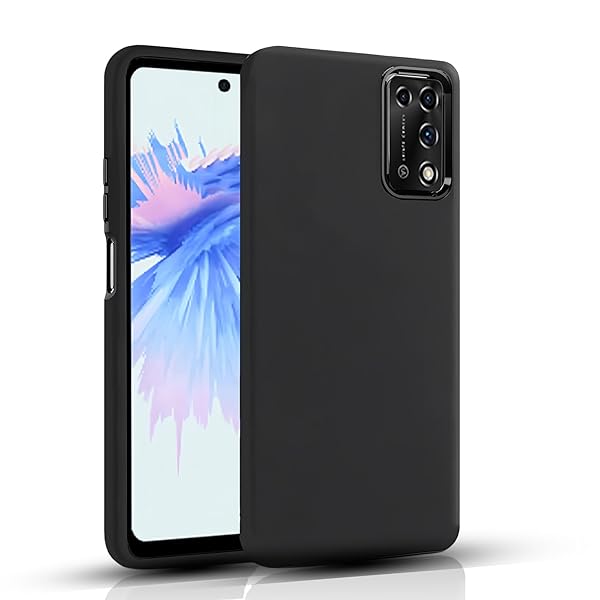 ZTE Libero 5G iiケース ブラック リベロ 5G II/2 用の保護ケース TPU [傷防止 軽量 柔軟 薄型 耐衝撃