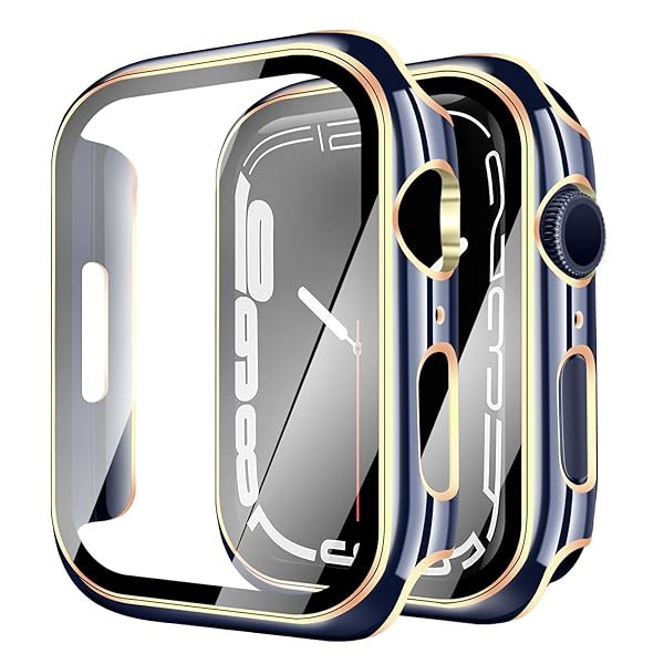 対応 アップルウォッチ カバー Series 9/8/7 アップルウォッチ ケース PC素材 光沢式 Apple Watch ケ