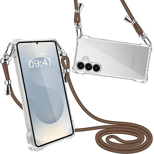 Galaxy S25 ケース ショルダー クリア 肩掛け 首掛け SC-51F SCG31 スマホケース斜め掛け カバー 耐