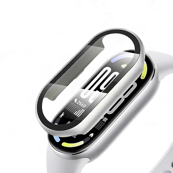 【2個セット】Xiaomi Smart Band 10 用 ケース 保護カバー 一体型 軽量 PC素材 + 強化ガラス スマー