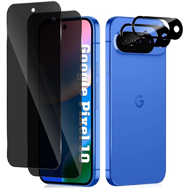 覗き見防止フィルム Google Pixel 10 5G GK2MP 対応【2 * 覗き見防止フィルム + 2 * レンズ保護フィル