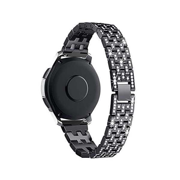 Galaxy Watch3 41mm用 交換バンド ステンレス ベルト エレガント 可愛/かわいい ラインストーン き