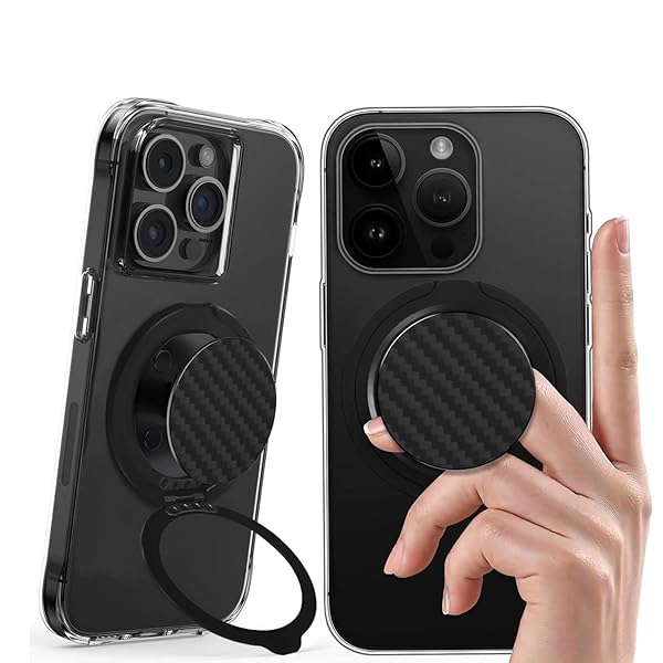 超薄型携帯グリップ、磁気着信音スタンド、指輪付き超薄型携帯スタンド、Mag-Safe iPhone 16/15/1