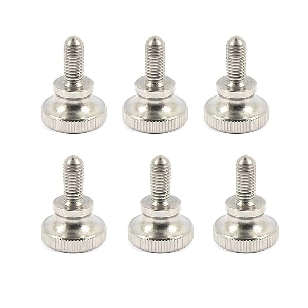 304ステンレス鋼製ノブねじ、M4 x 10mm、VESA規格対応、締めやすい、モニターアーム用ネジ m4 ボ