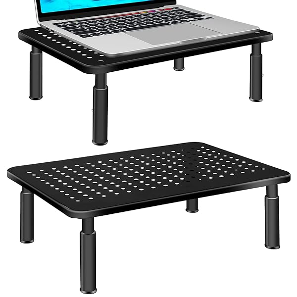 モニター台 机上台 モニタースタンド ディスプレイ台 金属 PCスタンド 高さ調整可能 猫背を