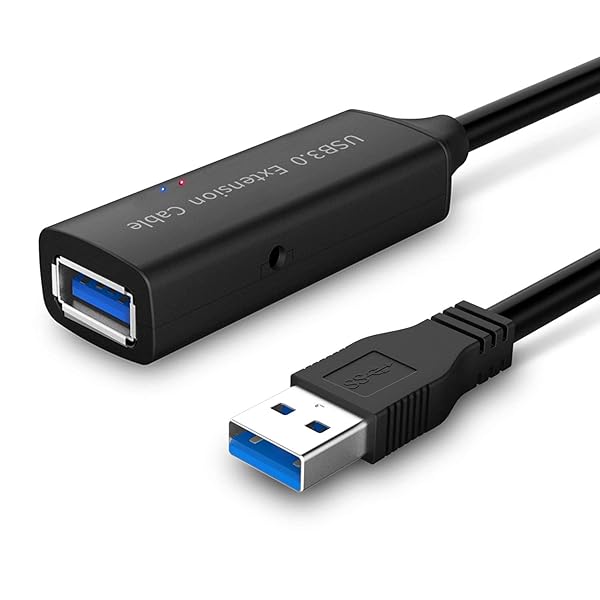 USB 延長 5M USB3.0 延長ケーブル 信号強化チップ内蔵 5Gbps高速データ転送 タイプAオス-タイプAメ