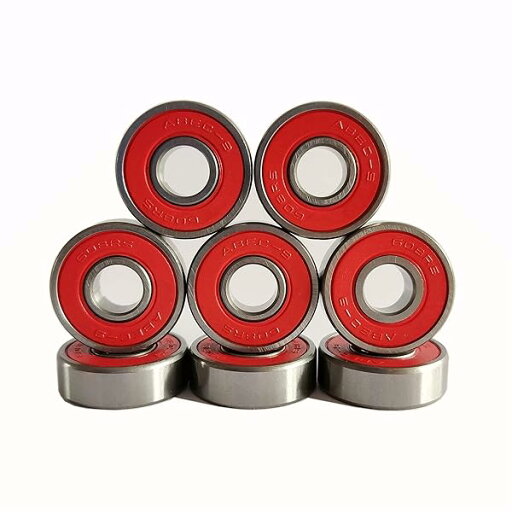 MARUFANG スケボーベアリング スケートボードベアリング 608ベアリング グリスベアリング ABEC9 8個セット MARUFANG スケボーベアリング スケートボードベアリング 608ベアリング グリスベアリング ABEC9 8個セット