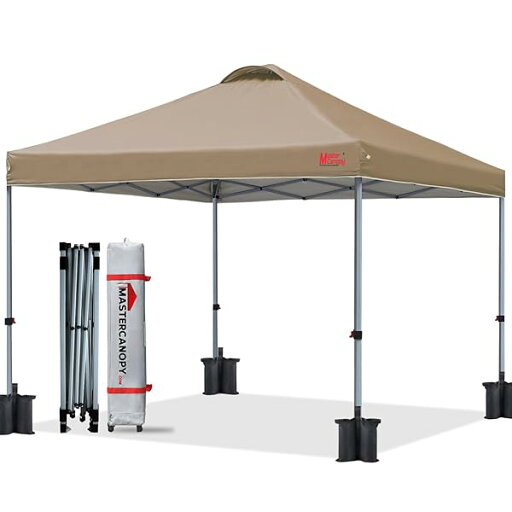 マスターキャノピー(MASTERCANOPY)ワンタッチタープテント 2M/2.5M/3M 三段階調節 スチールフレーム 風抜けベンチレーション 耐水 UVカット サンシェード 日除け 商用 アウトドア用(キャスターバッグ ペグ ロープ ウェイトバッ マスターキャノピー(MASTERCANOPY)ワンタッチタープテント 2M/2.5M/3M 三段階調節 スチールフレーム 風抜けベンチレーション 耐水 UVカット サンシェード 日除け 商用 アウトドア用(キャスターバッグ ペグ ロープ ウェイトバッ