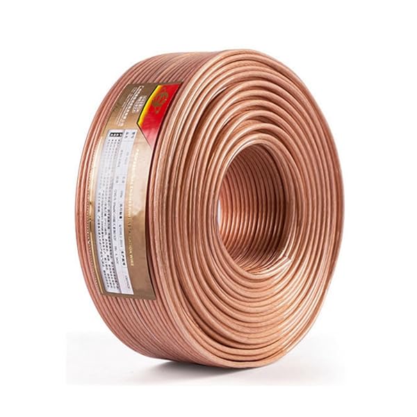 スピーカーケーブル スピーカーコード オーディオケーブル 高純度OFC (15m, 3.82mm²)