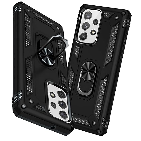 Galaxy A53 5G ケース リング 耐衝撃 衝撃吸収 傷防止 全面保護 カメラ保護 SC-53C SCG15 カバー スタ(2)