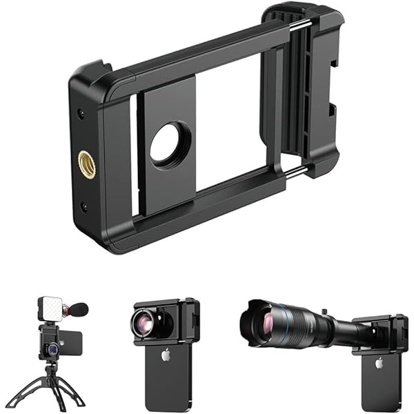 Apexel スマホ用撮影アダプター【17mmスマホレンズ汎用アダプター】 顕微鏡 天体望遠鏡 双眼鏡 接眼レ..