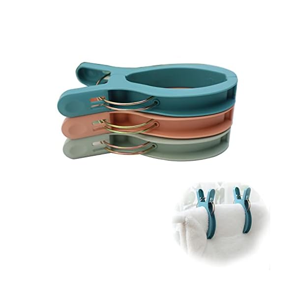 濯ばさみ大 洗濯バサミ 3個入り 洗濯ばさみ 布団 レック 強力 ダブルバネ ベランダ 手すり ピ