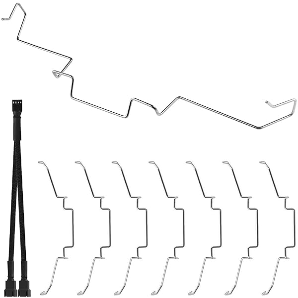 ファンバックル CPU 冷却ファン クリップ PC ファンフック 12cm ワイヤーバックル アッパーフッ