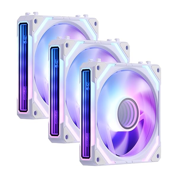 GCF012 スタンダード 120mm PCケースファン デイジーチェーン接続 5V 3ピン ARGB 照明 4ピン PWM ケー