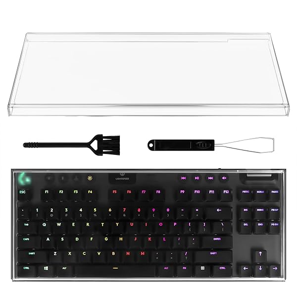 キーボード ダストカバー クリアアクリル キーパッドカバー ロジクール Logicool G913 TKL/ロジク