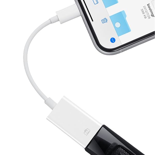 新登場USB変換アダプタ OTGケーブル iPhone iPad対応 双方向データ転送 即插即用 写真/動画/音楽