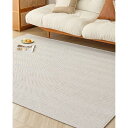 VK Living ラグ カーペット 130X190cm ラグマット 1.5畳 【大人の雰囲気 ヘリンボーン柄】オールシーズン おしゃれ 絨毯 北欧 リビング マット 滑り止め 幾何柄 オールシーズン適用 床保護 防音 アイボリー
