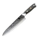 漁川 牛刀 包丁 牛刀包丁 ダマスカス 19.5cm ステンレス 鋼 VG10 ほうちょう お中元 ミルフィーユ包丁 万能包丁 調理器具 ギフト お祝い 結婚祝...