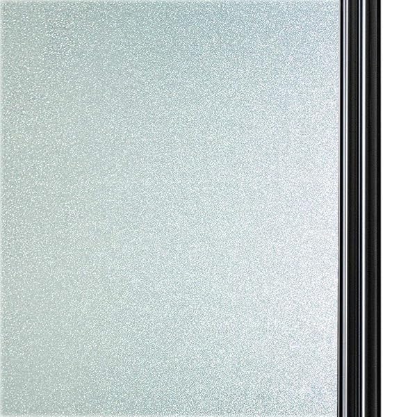 Qualsen 窓ガラス目隠しフィルム 窓ガラスフィルム 目隠し シートガラスフィルム 窓 窓用フィルム 窓 めかくしシート遮光シート断熱 紫外線カット 無接着剤 再利用可能 窓用シール 浴室 風呂 玄関 貼り直し可能 すりガラス調(30 x 200