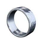 大きい 指輪 メンズ 龍頭 丸 鎚目 リング シルバー 槌目 シンプル ギフト プレゼント 指 人差指 中指 名入れ 刻印 無料 28号〜30号