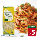 【最大30％OFFクーポン対象！2/10土1:59まで】グルテンフリー 米粉 国産 無添加 パスタ スパゲッティ フィットチーネ 麺 アレルギー 置き換え おいしいPLUS グルテンフリーライスパスタ フェットチーネ 80g 5個 幅9.5mm lbcp