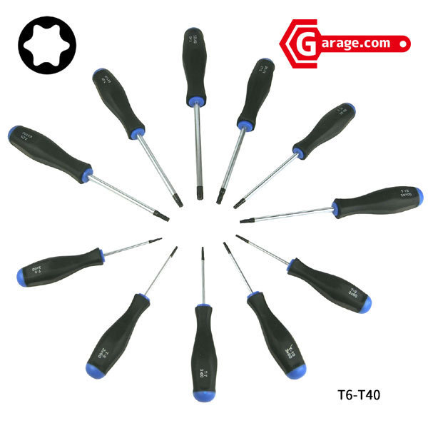 11Pc ドライバー仕様トルクスビットセット T6-T40 B137(4)