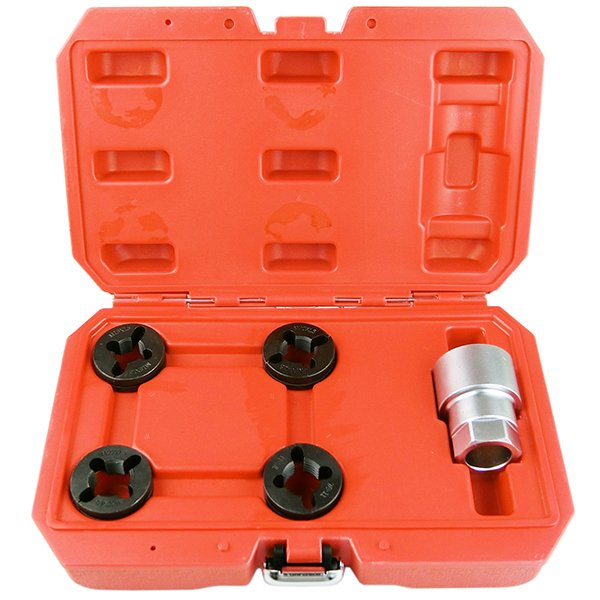 5pc 4size 大型車 ハブボルト、スタッドボルト ネジ山修正ツールセット B187