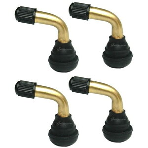 原付バイク小径タイヤ用 L型チューブレスタイヤエアバルブ x4pc L002-4pc