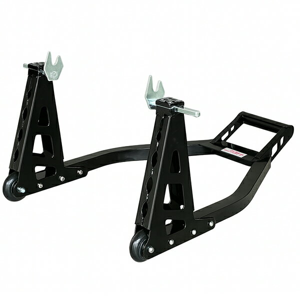 スポーツバイク用 軽量アルミバイクスタンド スイングアームV型フック P007