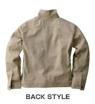 【通年】ERX107ソリッドブルゾンM.L.LL.3Lブラック.べージュー綿100%作業服.作業着イーブン安い