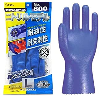 Rakuten - 【送料無料】600 モデルローブ ニトリルモデルM.L.LL（各10双入）裏メリヤス　エステー