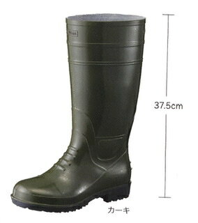 【耐油安全長靴】ガロア＃10（先芯入り）　カーキ　M(24.5~25.0)L(25.5~26.0)LL(26.5~27.0)3L(27.5~28...