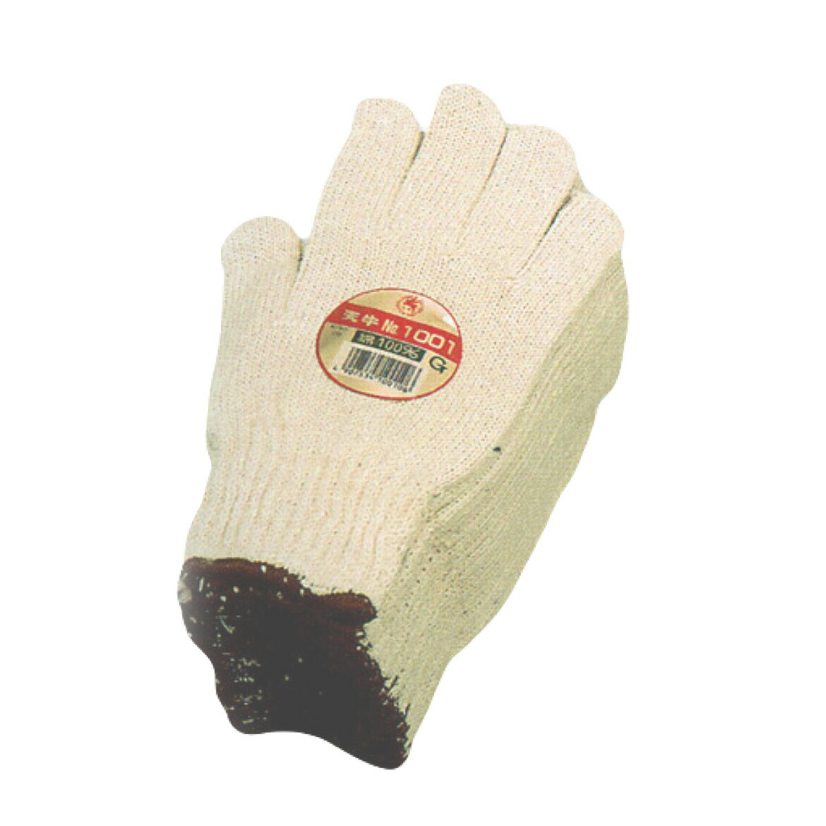 【送料無料】富士手袋　1001-JIS　天牛純綿（ゴム入り）　綿100％　作業用手袋　DIY　農作業などに最適