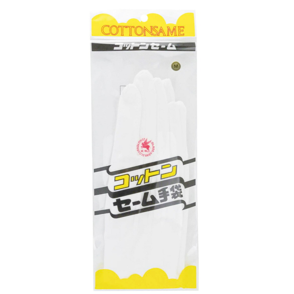 【送料無料】富士手袋　40　M/L各12双　コットンセーム ホック付　純綿