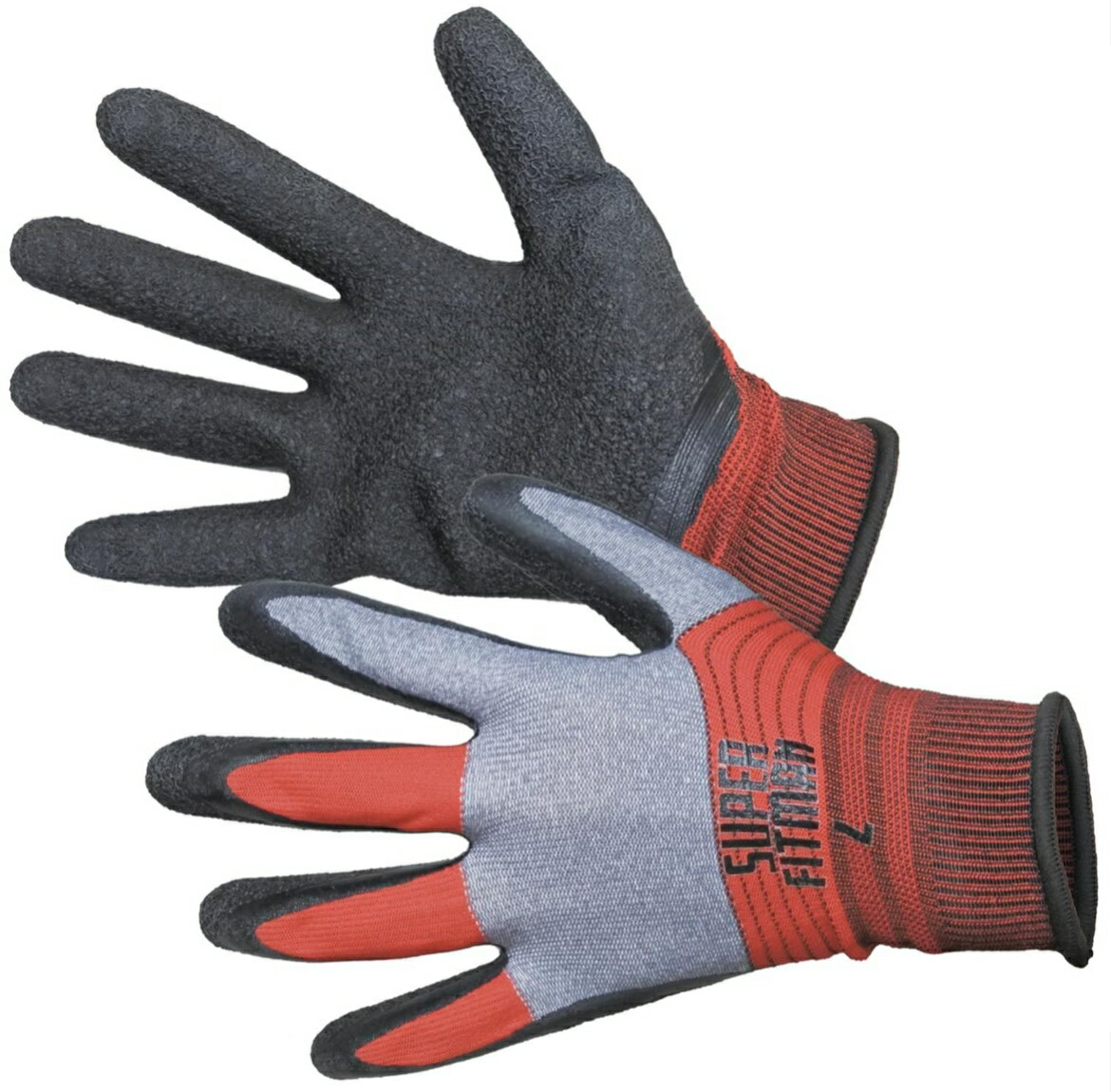 Rakuten - 【メール便可】富士手袋　9672　スーパーフィットマン　M/L各10双　マルチカラー　薄くて丈夫！　土木建築、運送宅配、倉庫、引越し、農業、漁業、林業、DIY、一般作業に