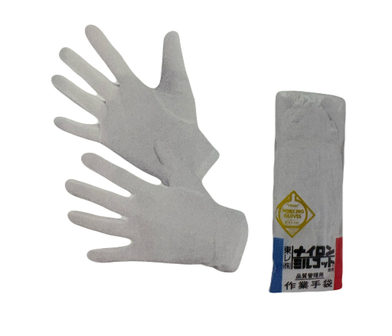 Rakuten - 【メール便可】富士手袋　4701(S)　4702(M)　4703(L)　ナイロンミルコット（マチ付き）　作業用手袋　DIY　農作業などに最適