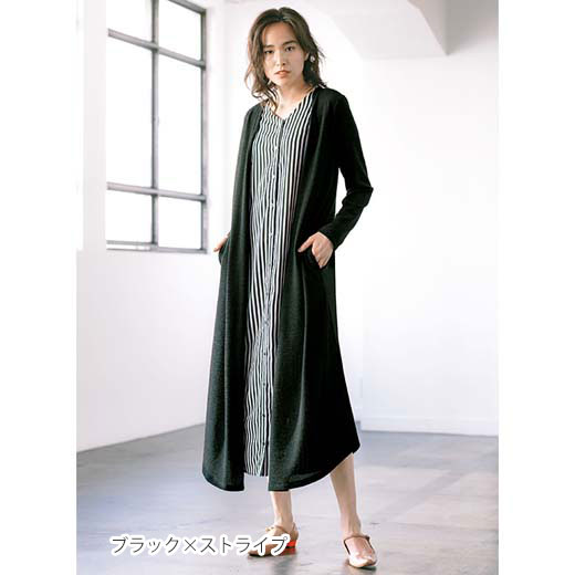 楽天市場 Sale セール ワンピース M L Ll アンサンブル風ワンピース M 3l Ryuryu リュリュ 40代 50代 ミセス レディース ファッション 秋 秋服 ラナン Ranan 大人 長袖 在庫処分 アウトレット Ryuryu リュリュ