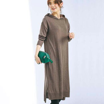 ニットワンピース S M L LL ニットパーカーワンピース(S〜LL) ryuryu リュリュ 20代 30代 秋 秋服 レディース ファッション GeeRA ジーラ パーカー ニット ワンピース