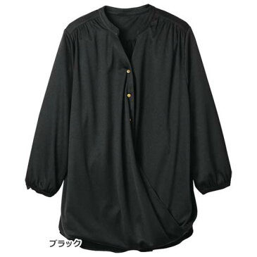 ●SALE!!セール●ブラウス3Lカシュクールジャージーブラウス ryuryu リュリュ 20代 30代 40代 ファッション レディース ラナン Ranan トップス 大きいサイズ 在庫処分 アウトレット