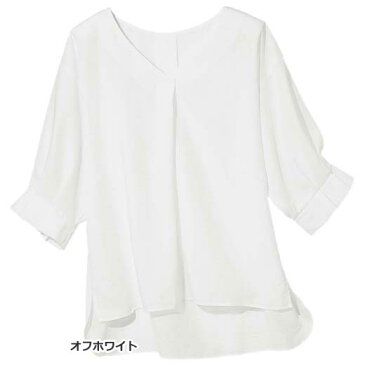 【400円OFFクーポン配布中】ブラウス S M L LL 袖口タックデザインスキッパーブラウス(S〜LL) 40代 レディースファッション ryuryu リュリュ トップス 40代 ファッション 大きいサイズ