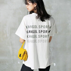 カットソー・プルオーバー M L LL ＜KANGOL SPORT＞ロゴプリントアソートTシャツ(M〜LL) 40代レディースファッション レディース ryuryu リュリュ 夏 夏服 トップス