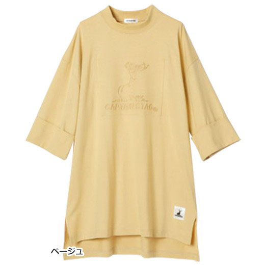 カットソー・プルオーバー M L LL ＜CAPTAIN STAG＞綿100％エンボス加工七分袖Tシャツ(M〜LL) 30代 40代レディースファッション レディース ryuryu リュリュ 春 春服 ラナン Ranan トップス