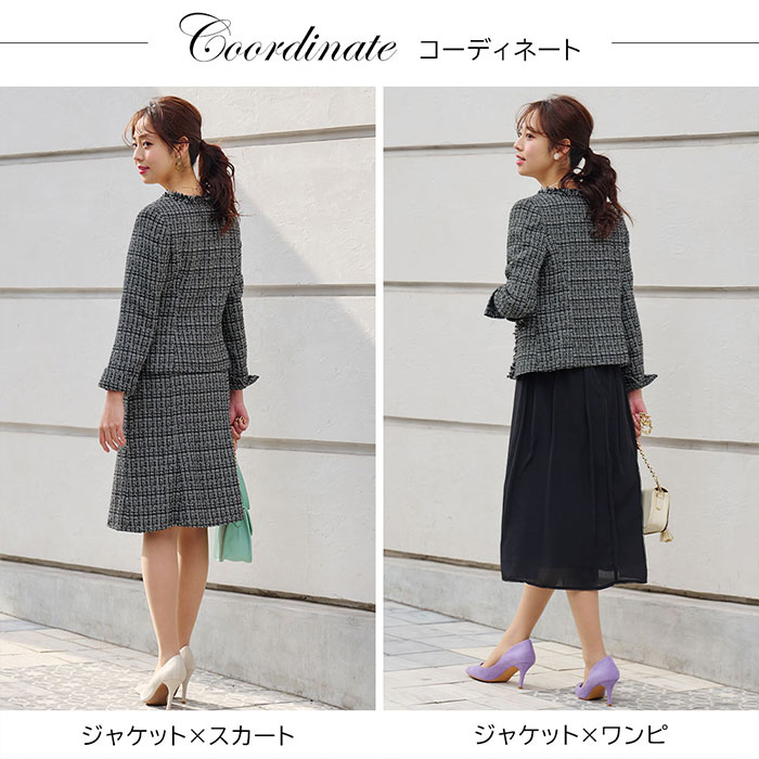 入学式スーツママママスーツ【3点レディセット】ロングワンピ3点レディ(19号~23号)レディースryuryuリュリュ40代ファッションラナン七五三お宮参り入園式入学式卒園式卒業式母親
