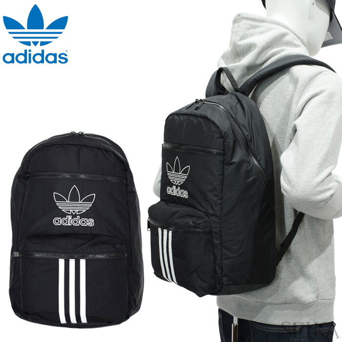 アディダス バックパック (71) CL5490 adidas Originals NATIONAL 3-STRIPES BACKPACK オリジナル ナショナル バックパック デイバック リュックサック スリーストライプ メンズ レディース 鞄 かばん スポーツ ジム ギフト