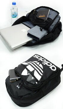 アディダス バックパック (64)CL5498 BKadidas Originals Trefoil Pocket Backpack ブラック リュックサック リュック バッグ メンズ レディース 鞄 かばん スポーツジム通い ギフト