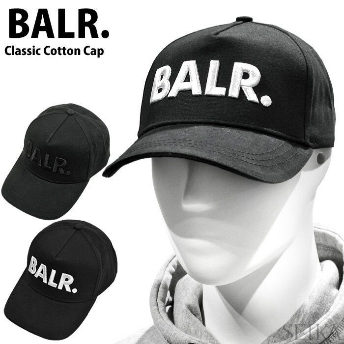 ボーラー BALR. キャップ B10015 ベースボールキャップ Classic Cotton Cap メンズ レディース 立体 ロゴ 刺繍 コットン 帽子 おしゃれ ブランド