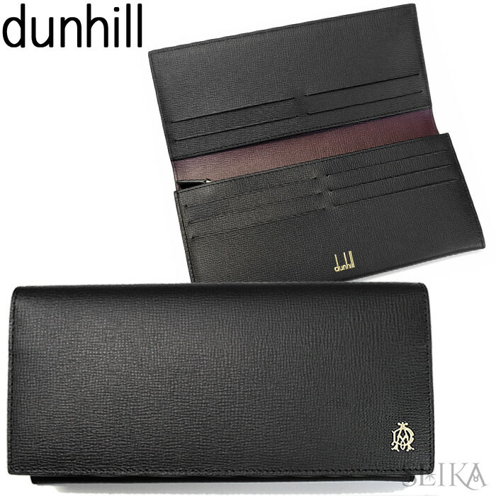 Dunhill ダンヒル レザー長財布 (9) L2S810A Fulham フルハム ブラック 財布 長財布 メンズ ギフト